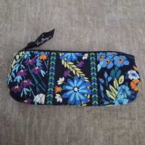 Vera Bradley Cosmetic Bag Blue Floral Print